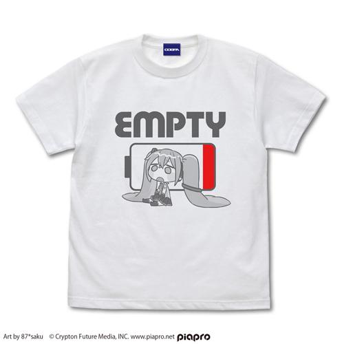 送料無料対象商品】コスパ 初音ミク Tシャツ 87*saku Ver. WHITE