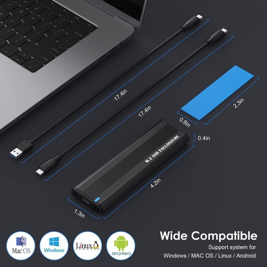 Cablecc USB 3.0 to内部SATA 7ピン3 G BPS Convertorアダプタfor 2.5 3.5ハードディスク ...