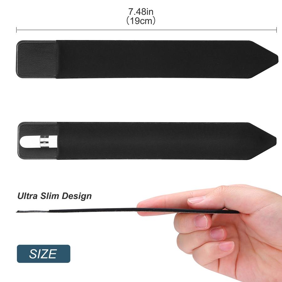 ProCase Apple Pencil用のペンシルホルダー ステッカー iPadスタイラスペン用粘着スリーブ 保護ポーチ Apple