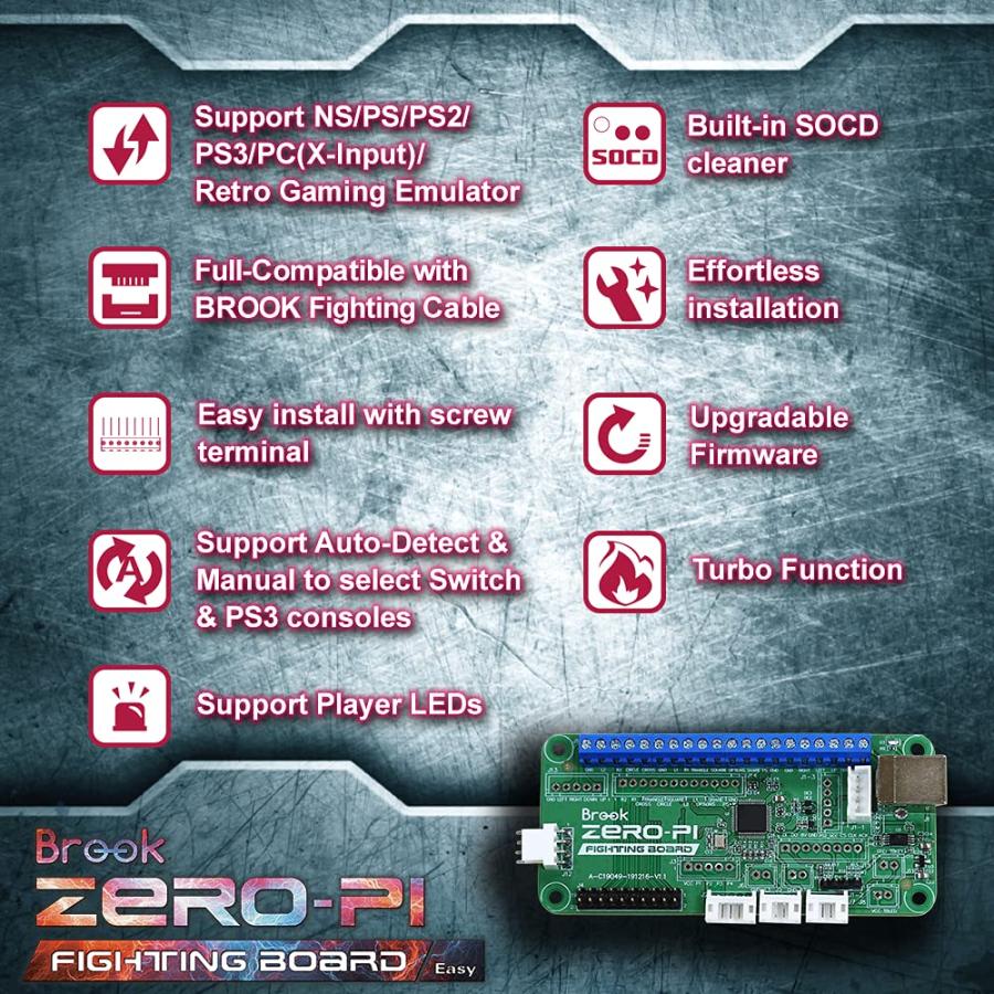 Brook Zero- Pi ファイティングボード イージーバージョン Brook Zero- Pi ファイティングボード イージーバージョン