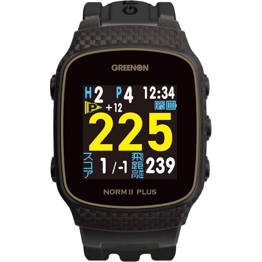 GreenOn（グリーンオン）ザ・ゴルフウォッチ ノルムII プラス ※みちびきL１S対応 カラー液晶 THE GOLF WATCH NORM II Pl | 
