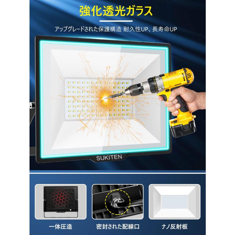 驚異の明るさ・省電力】SUKITEN 投光器 led 屋外 作業灯 150W 驚異の明るさ・省電力】SUKITEN 投光器 led 屋外 作業灯 150W