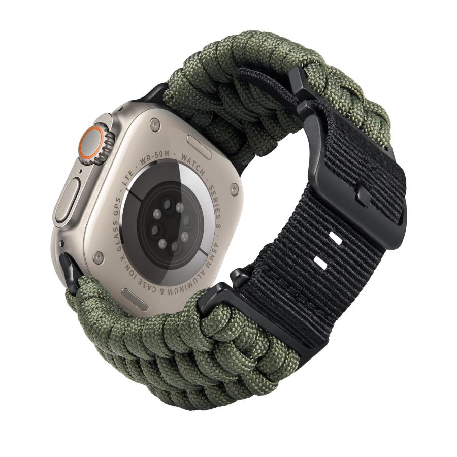 コンパチブル Apple Watch バンド 49mm ナイロンスポーツバンド 