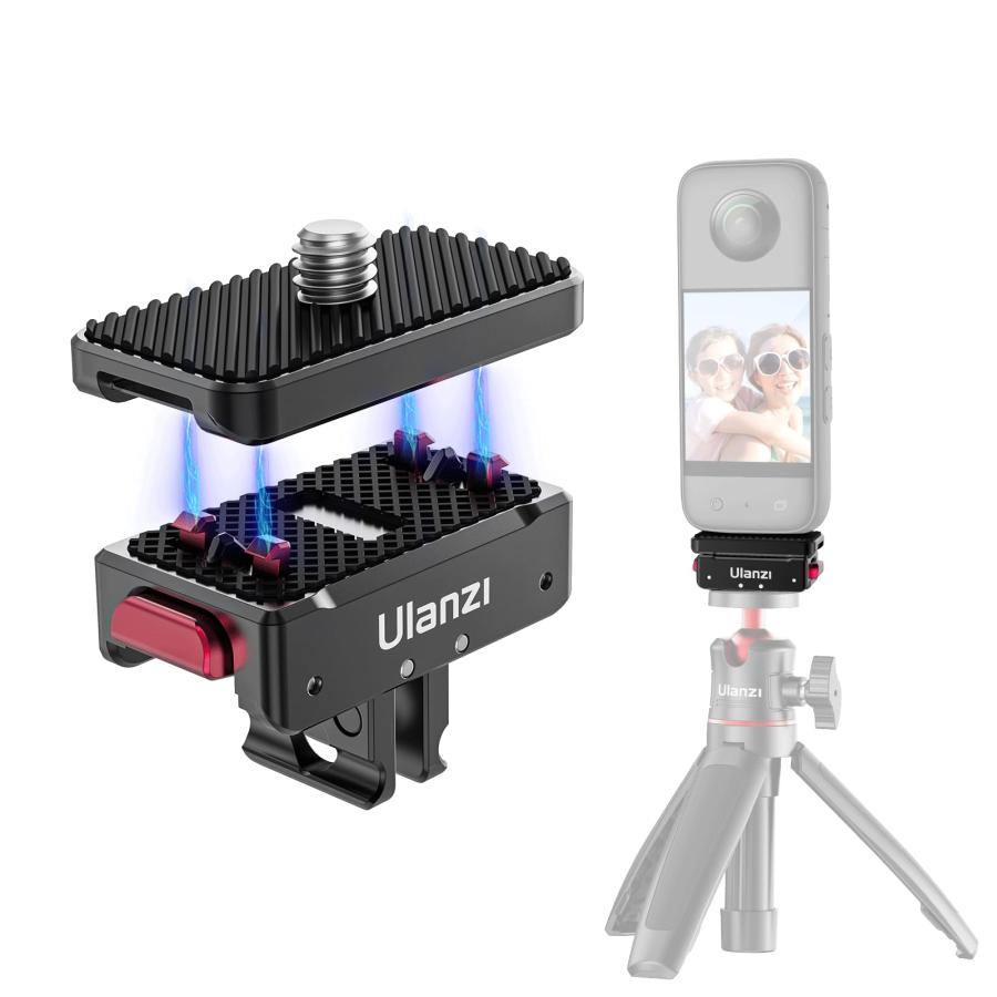 Ulanzi Insta360 x4/x3用 磁気アダプターマウント ACE/ACE PRO用 