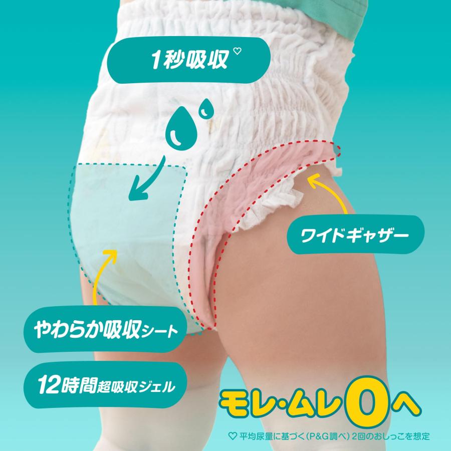 【パンツ ビッグサイズ】パンパース オムツ さらさらケア (12~22kg) 46枚 |  | 02