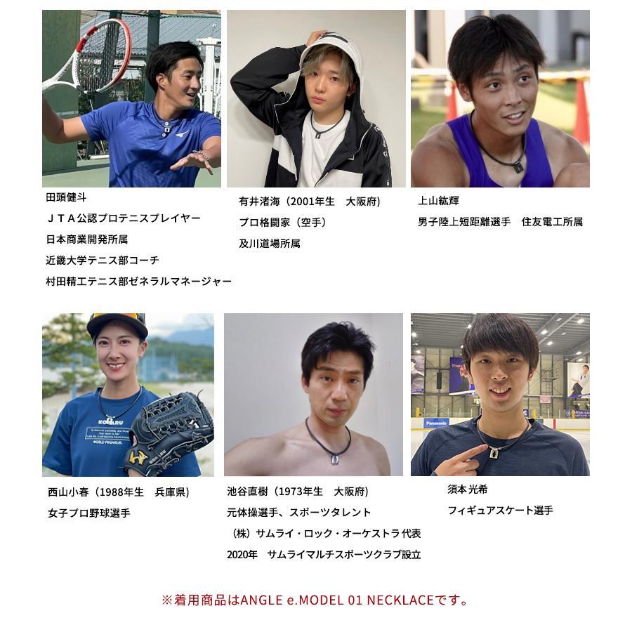 【WBC代表選手着用】ANGLE アングル e.モデル01 磁気ネックレス 野球選手 スポーツ プラチナ 肩コリ 医療機器 肩こり解消 血行改善 頭痛 メンズ レディース |  | 09
