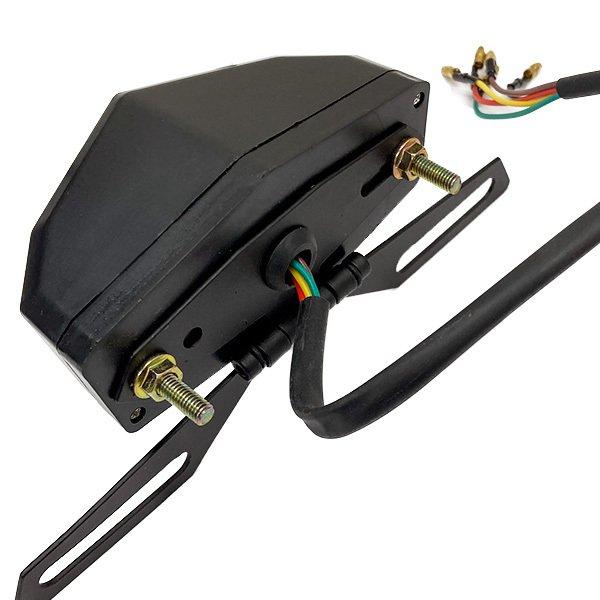 LEDテールランプ バイク汎用 スモークレンズ バイクテール (F6