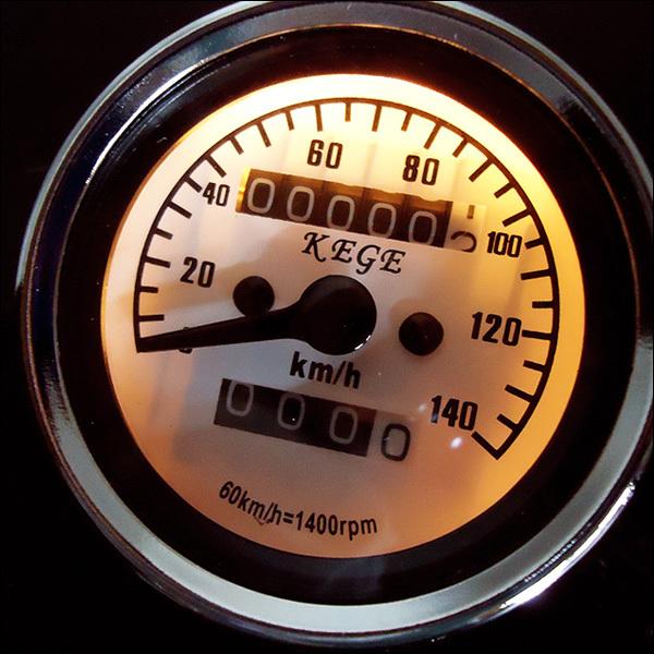 タコ様 リクエスト 5点 まとめ商品 バイク汎用 タコメーター & スピードメーター セット ステー付