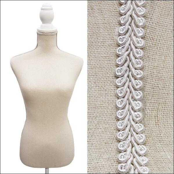 柄トルソー レディース 9号 猫脚白 女性 アンティーク調 リネン素材 [G-17A] |  | 02