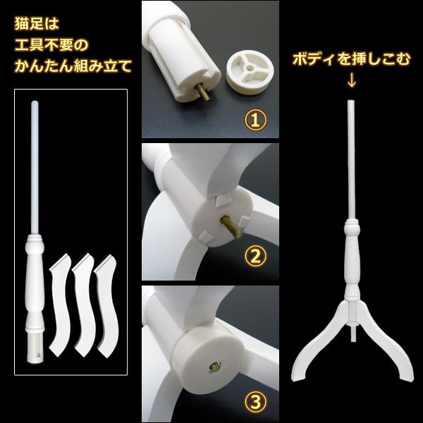 柄トルソー レディース 9号 猫脚白 女性 アンティーク調 リネン素材 [G-17A] |  | 09