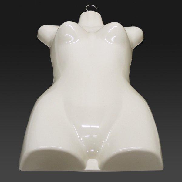 女性用 ハーフトルソー 1枚 マネキンハンガー 白 (3) |  | 08