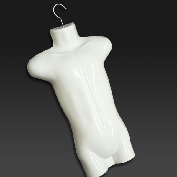 キッズ用 ハーフトルソー 1枚 子供 マネキンハンガー 白 |  | 03