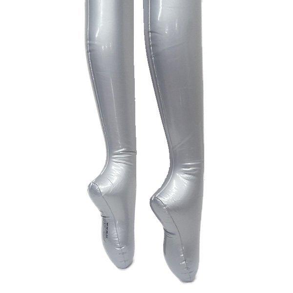 女性エアーマネキン 全身タイプ 空気式トルソー ビニールトルソー シルバー |  | 04