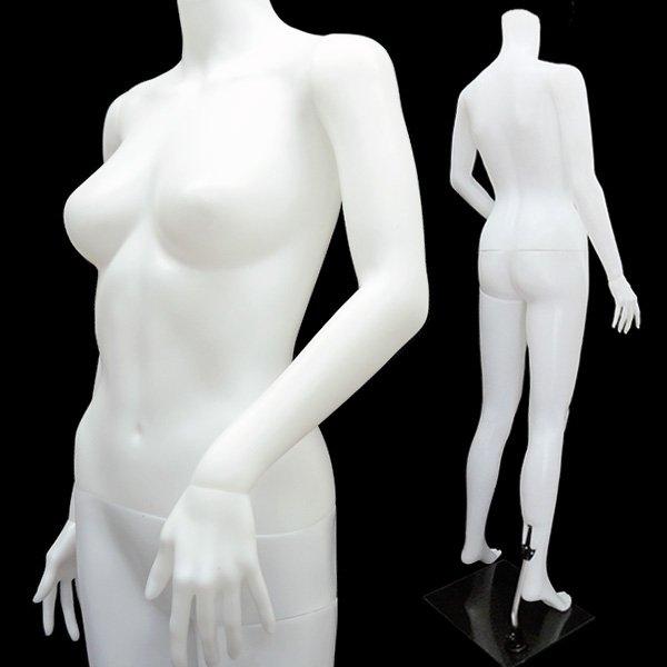 レディース ヘッドレスマネキン 軽量 女性マネキン【白-3A】 |  | 06