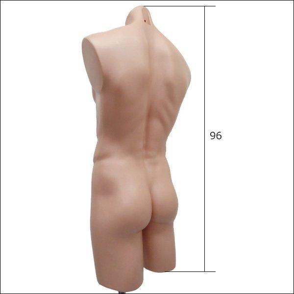 男性 リアルボディーマネキン 鉄脚J ハーフマネキン メンズトルソー ユニフォーム スポーツウェア ディスプレイ (908) |  | 04