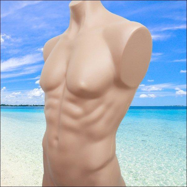 男性 リアルボディーマネキン 猫脚ナチュラル ハーフマネキン メンズトルソー ユニフォーム スポーツウェア ディスプレイ (908) |  | 03