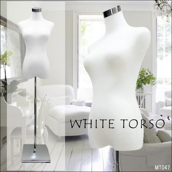 レディーストルソー 白 鉄脚スクエアJ 女性マネキン パンツ対応 (P-JWJ) | 