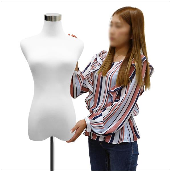 レディーストルソー 白 鉄脚スクエアJ 女性マネキン パンツ対応 (P-JWJ) |  | 08