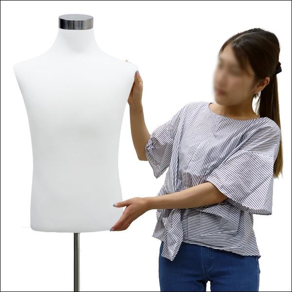 メンズトルソー 白 木製ホワイト猫脚 男性マネキン パンツ対応 (P-JWW) |  | 08