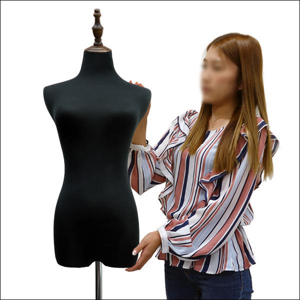 レディーストルソー 黒 木製アンティーク調猫脚 女性マネキン パンツ対応 (P-ABA) |  | 08