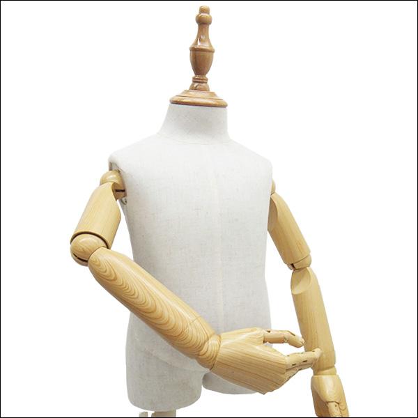 腕付き 子供トルソー リネン 猫脚ナチュラル ベビー アーム付きトルソー (NAN) |  | 01