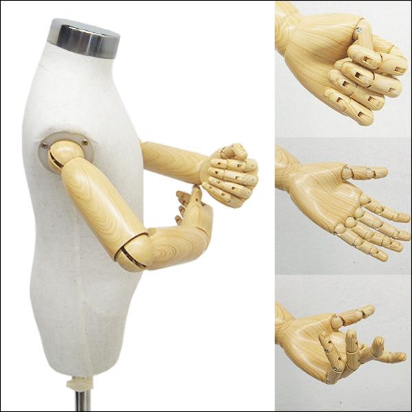 腕付き 子供トルソー リネン 鉄脚J ベビー アーム付きトルソー (JAJ) |  | 06