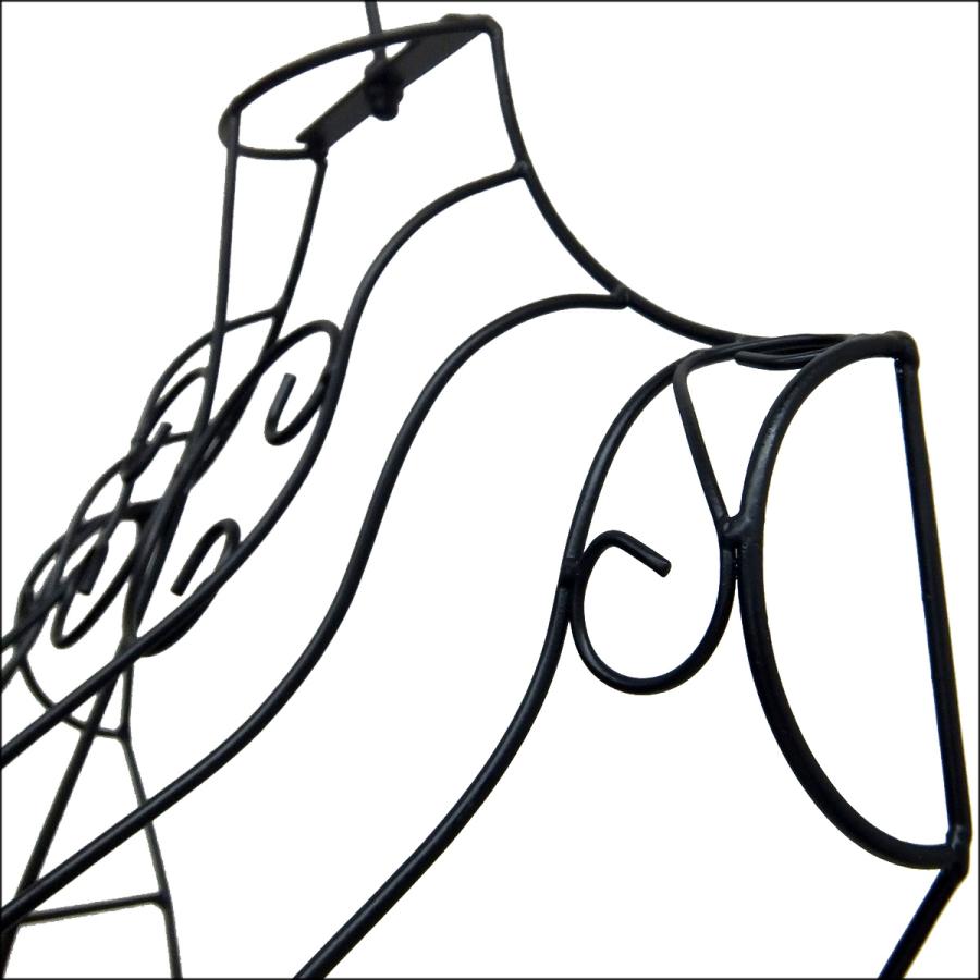 ワイヤートルソー ハンガータイプ 黒 壁掛け アイアン ハーフトルソー |  | 05