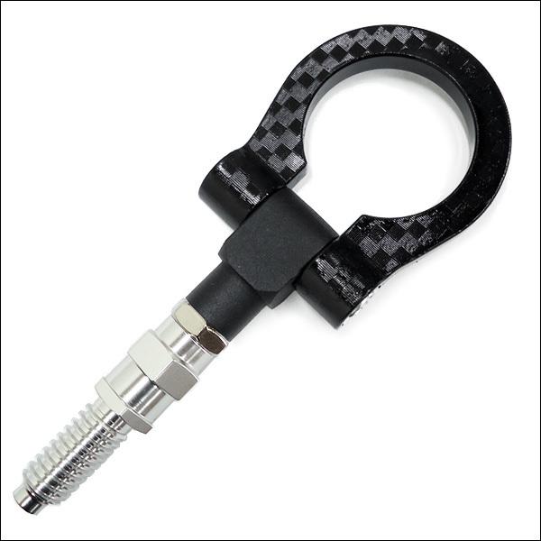 ダミー牽引フック カーボン柄 黒 BMW MINI 欧州車汎用 可倒式 レーシングフック |  | 01