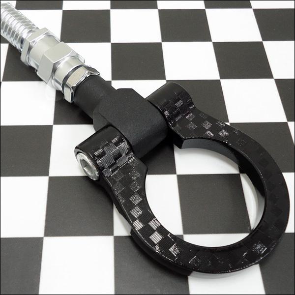 ダミー牽引フック カーボン柄 黒 BMW MINI 欧州車汎用 可倒式 レーシングフック |  | 08