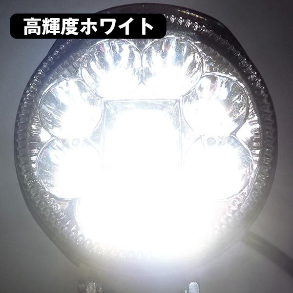 LEDワークライト 作業灯 (T) 2個セット 12V 24V 高輝度SMD 丸型 投光器 |  | 02