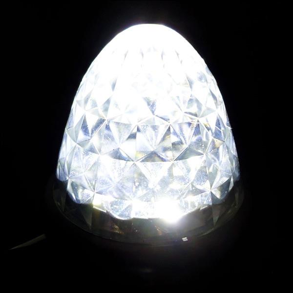 サイドマーカー 10個組 ダイヤカット 爆光 SMD16発 LED バスマーカー 24V クリア |  | 08