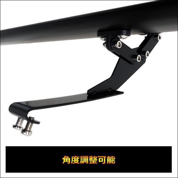 GTウイング 1110mm リア ハッチバック用 アルミ製 リアウイング