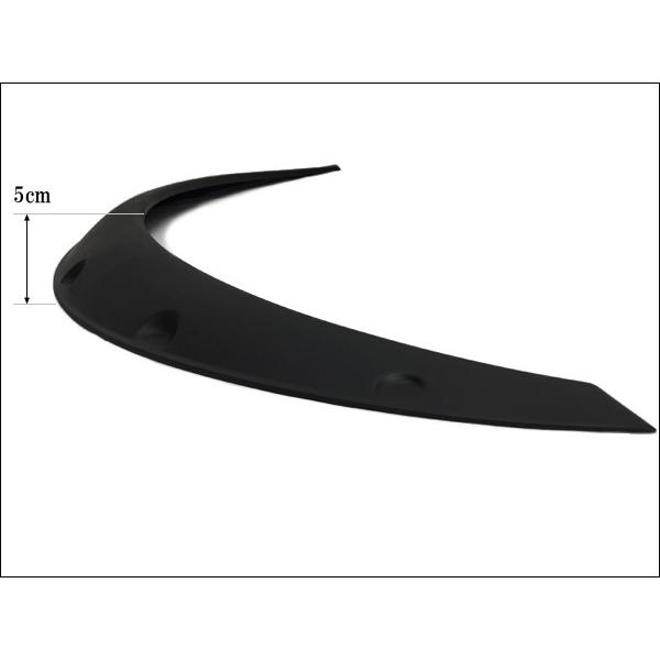 オーバーフェンダー (G) 出幅50mm 4枚組 汎用 艶消し マットブラック PP製 |  | 01