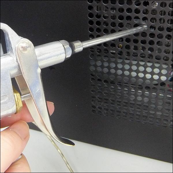 エアーダスターガン ロングノズル ブローガン シルバー 埃除去等 [DG-10] メール便 |  | 07