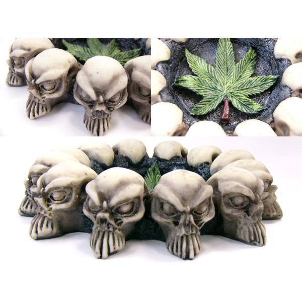 訳有 ドクロ 灰皿 スカル アッシュトレイ | 