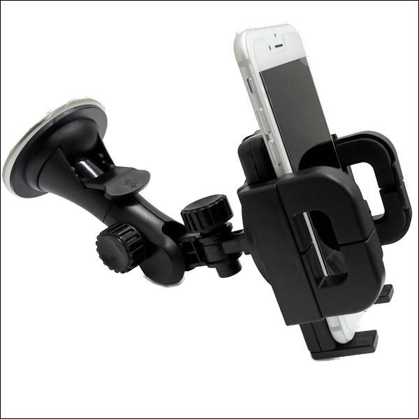吸盤式 モバイルホルダー フォトフレーム付 車載 スマホ iPhone ホルダー (J) |  | 07