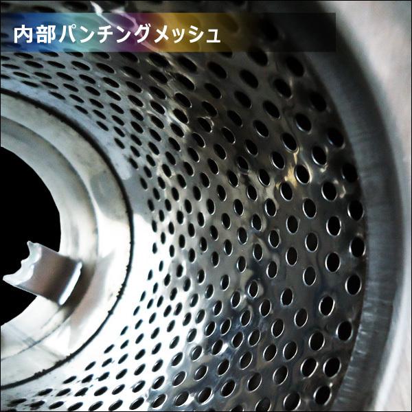 マフラーカッター【G】チタン風焼入れ加工 100Φ 真円型スラッシュ ストレート シングル |  | 07