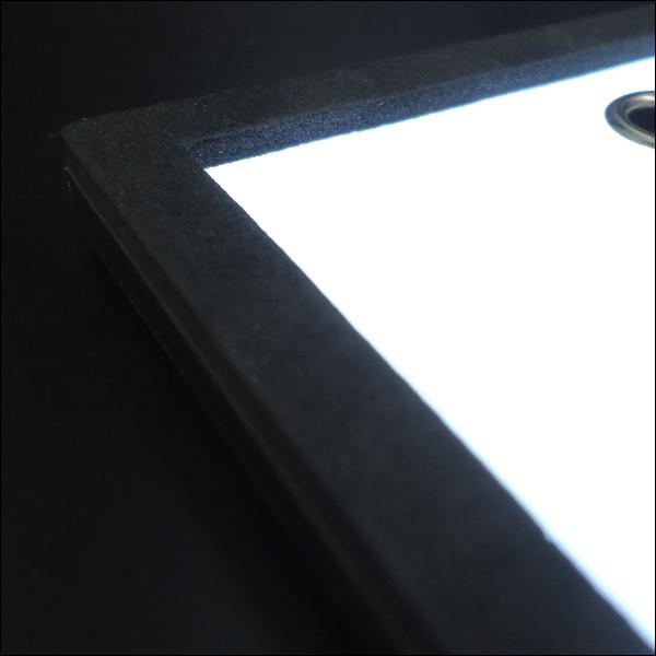 LEDナンバープレート [1枚] 字光式 12V24V兼用 全面発光 白 薄型 装飾フレーム メール便送料無料 |  | 05