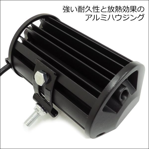 LEDワークライト 作業灯 U-白 2個セット 12V 24V 72W 5インチ デッキライト |  | 06