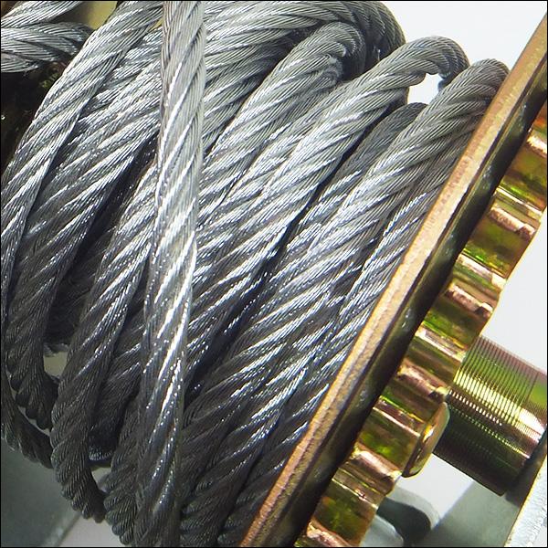 ハンドウインチ ワイヤー式 耐荷重量 1t 1000kg 手動ウインチ 手巻きウィンチ |  | 05