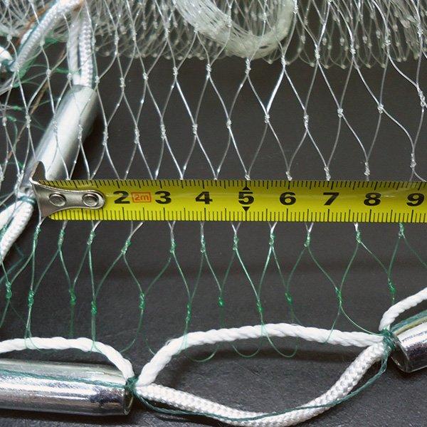 投網 3m フィッシングネット クリア 手縄付き 投げ網 漁具 投網 3m フィッシングネット クリア 手縄付き 投げ網 漁具