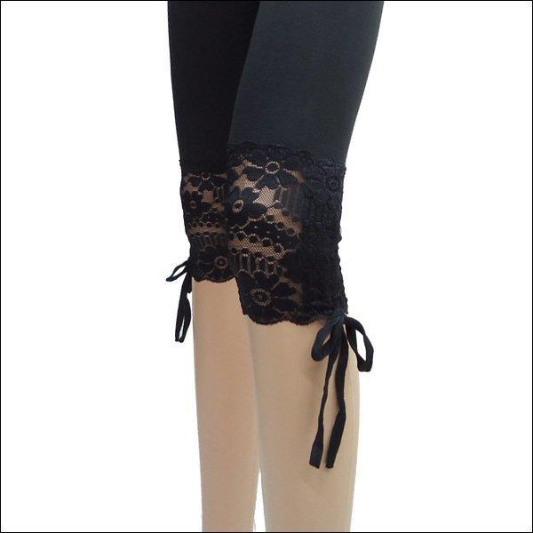 レギンス 黒 七分丈 メッシュ タイツ ストッキング【7065】送料無料 |  | 02