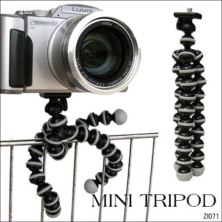 ミニ三脚 フレキシブル 小型 デジカメ プロジェクターミニスタンド (C) 送料無料 | 