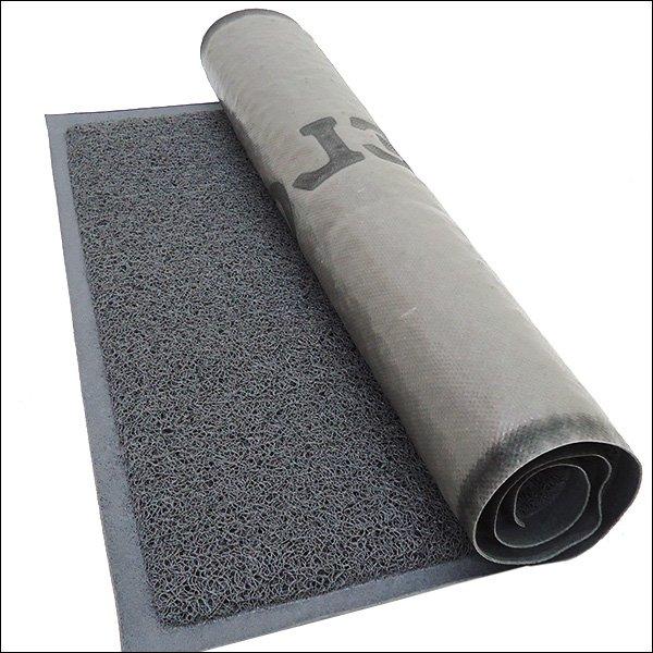 厚手 玄関マット Lサイズ グレー 1枚 90×60cm WELCOMEドアマット |  | 05