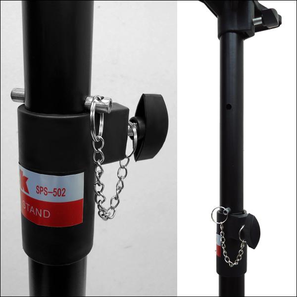 スピーカースタンド 2本セット 高さ調節110-185cm 三脚タイプ |  | 06