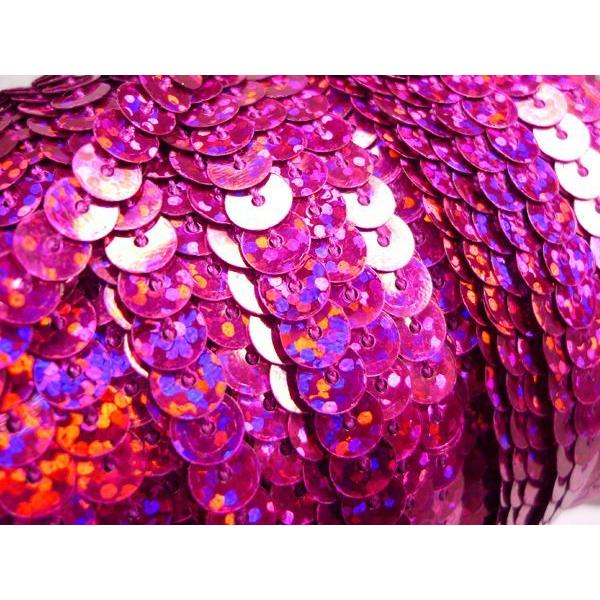 スパンコールリボン (28) ルビー 1巻 6mm×80m スパンコールテープ |  | 02