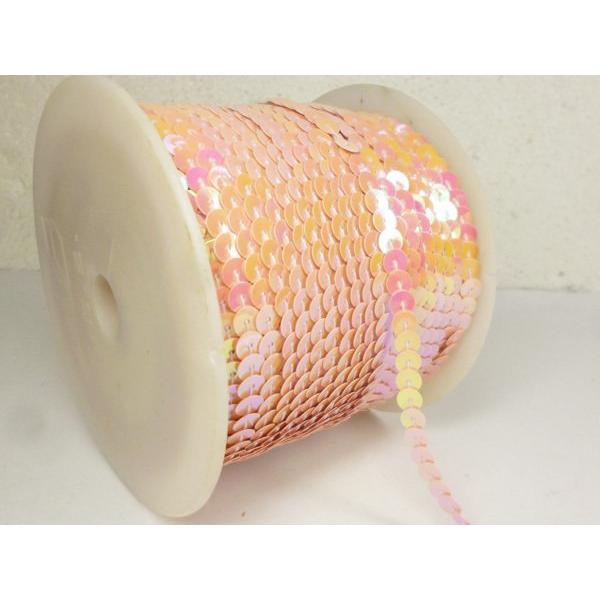 スパンコールリボン (37) ピンク 1巻 6mm×80m スパンコールテープ |  | 02