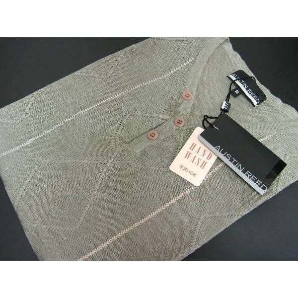 オースチンリード Austin Reed メンズ M ベスト 麻混 英国王室御用達 グリーン H370 |  | 02