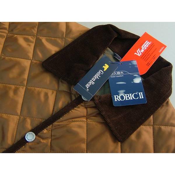 ゴールデンベア Golden Bear メンズ M ジャケット キルティング 高機能 中綿 バイウォーム 耐久 撥水 ブラウン | Golden Bear | 01