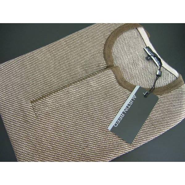 オースチンリード Austin Reed メンズ L ベスト 麻混 英国王室御用達 ブラウン 380 | 